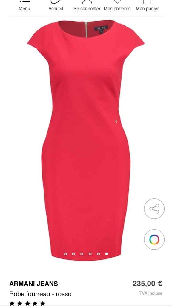 Avis robe rouge de temoin - 1