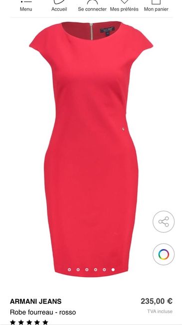 Avis robe rouge de temoin - 1