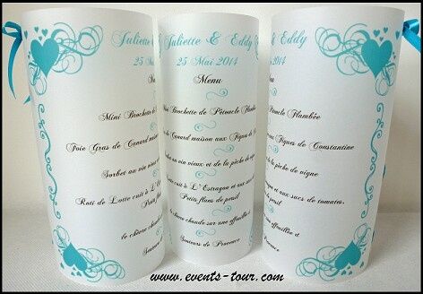 Comment seront vos menus ? - 1