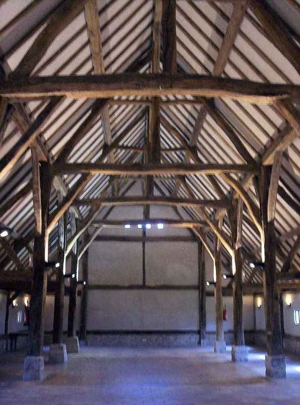 Intérieur de la grange