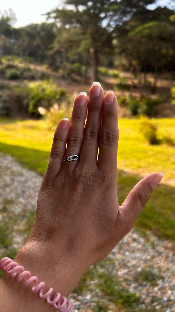 Compatibilité bague de fiançaille et mariage - 1