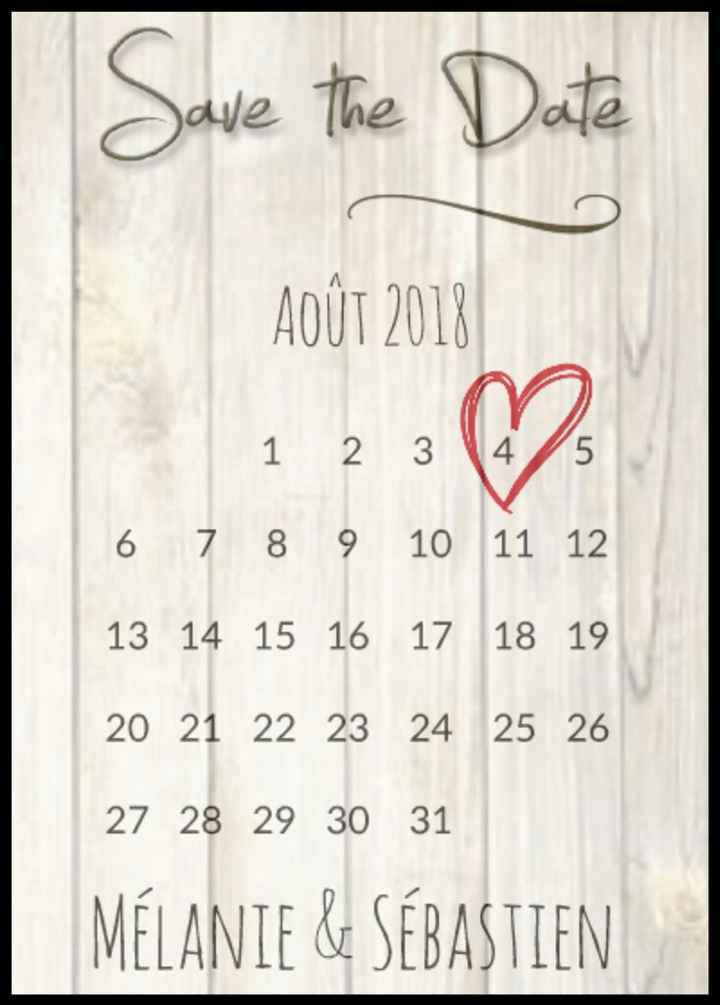 Save the date - 1