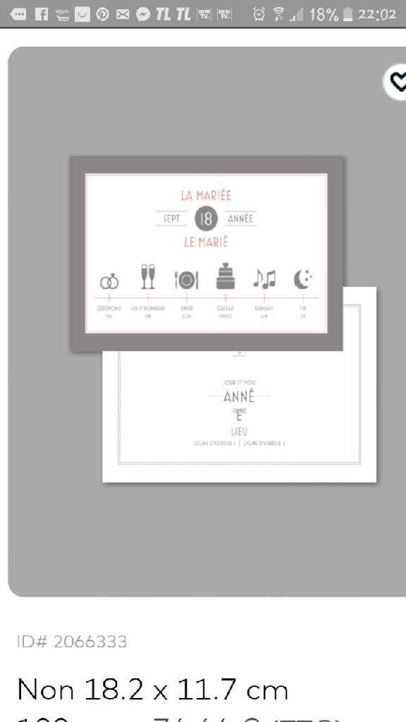 Recherche faire part avec frise chronologique - 1