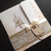 Notre faire parts fait par LES BILLETS DOUX 