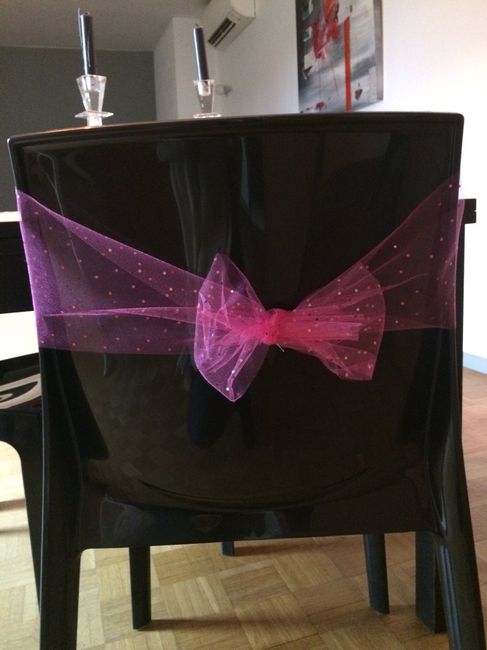 Cherche alternative aux housses de chaises + rubans organza - 1