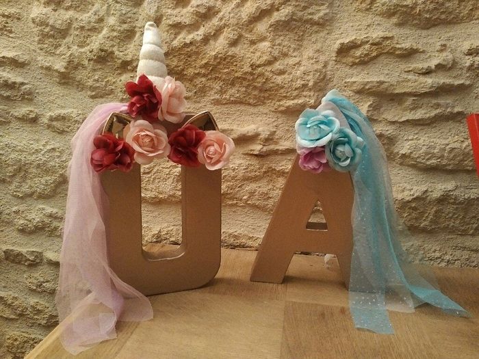 Diy lettre pour notre candy bar licorne - 3