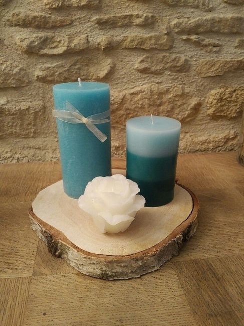Mes rondins avec les bougies - 4