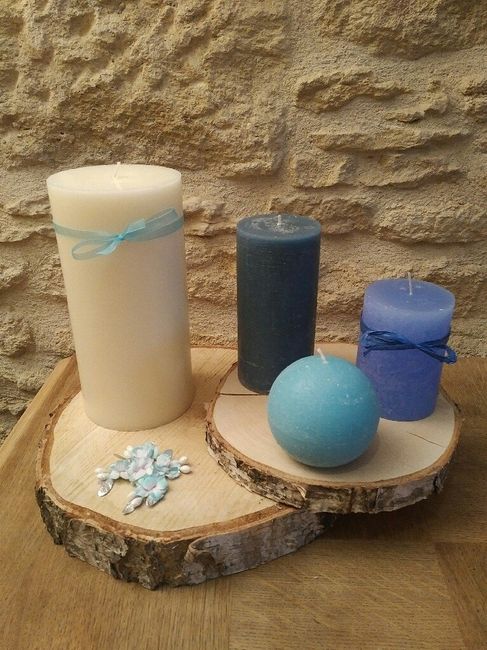 Mes rondins avec les bougies - 5