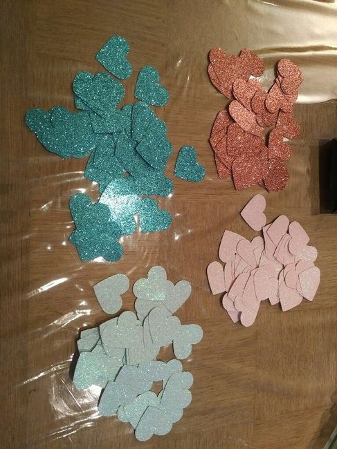 Mes cœurs 💖💙encore un diy - 2