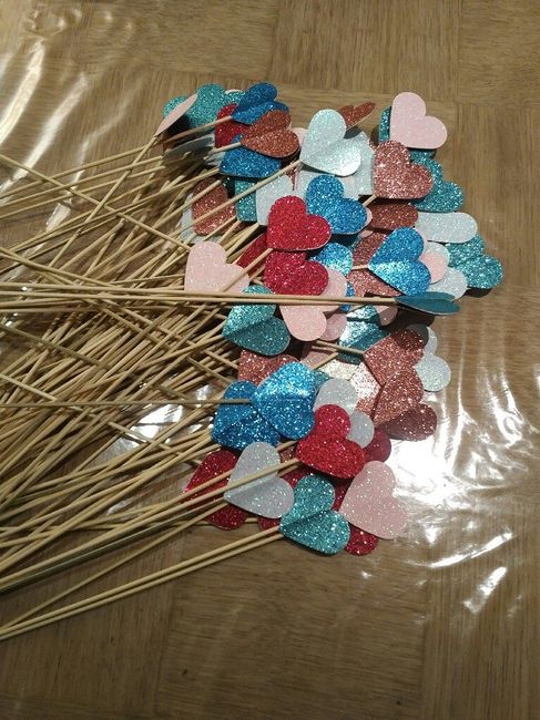 Mes cœurs 💖💙encore un diy - 4