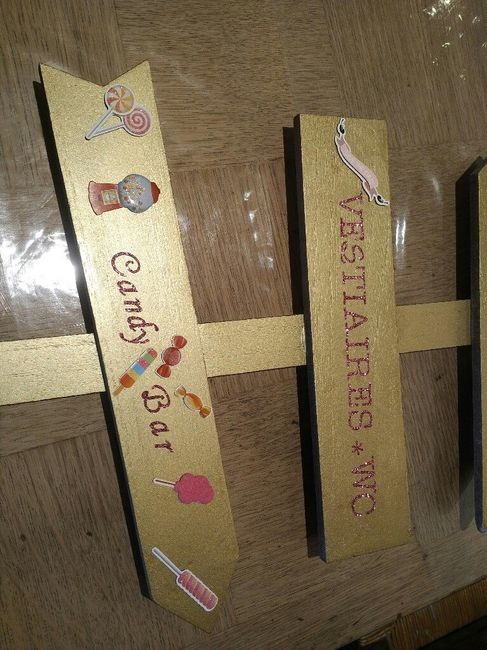 Diy directionnel de Noël au mariage - 2