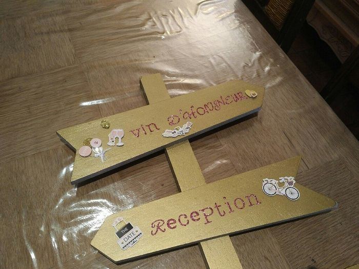Diy directionnel de Noël au mariage - 3