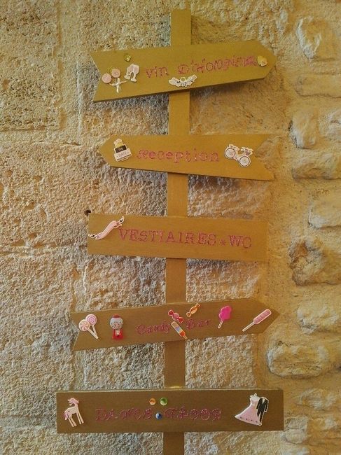 Diy directionnel de Noël au mariage - 4