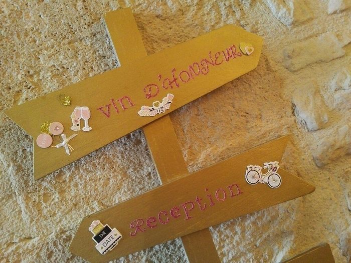 Diy directionnel de Noël au mariage - 6