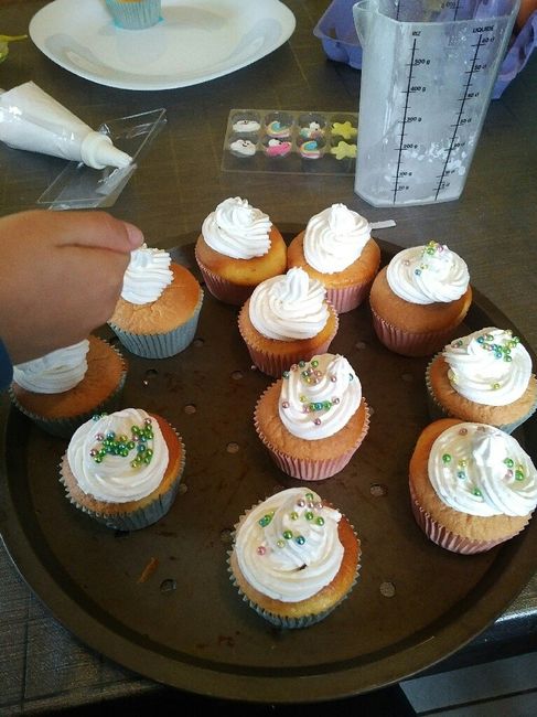 Atelier cupcakes licorne test pour le candy bar - 7