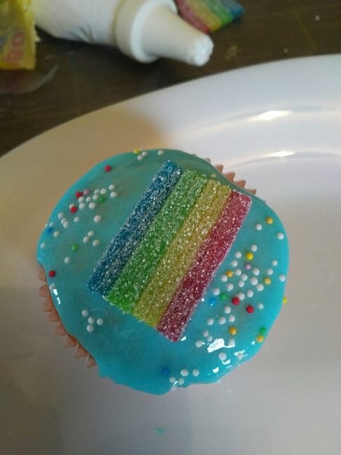 Atelier cupcakes licorne test pour le candy bar - 10