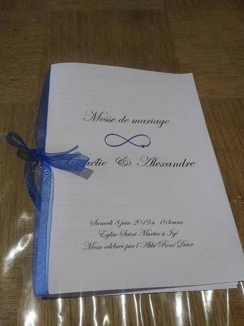 éBauche de chéri pour nos livres de messe ... Diy ce week-end - 5