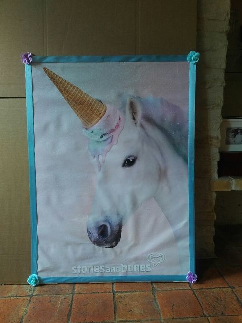 Panneau licorne pour candy bar 🦄🌈🍬🍭🍰 - 5