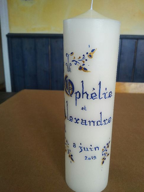 Notre cierge de ceremonie religieuse - 3