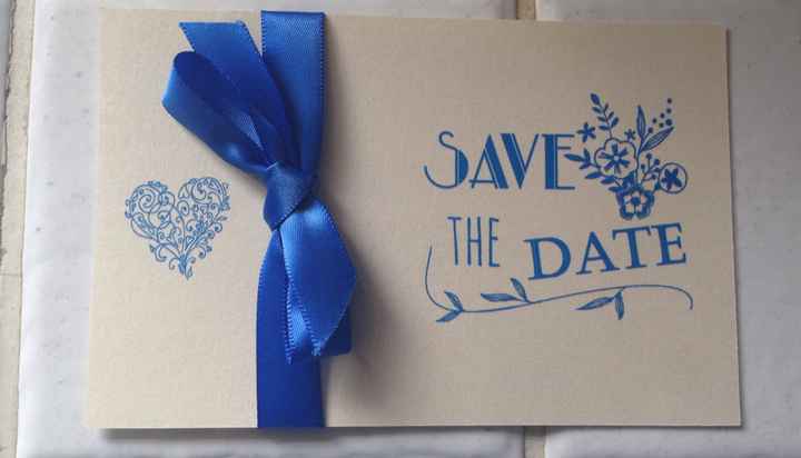 Nos save the date 💙 - 1