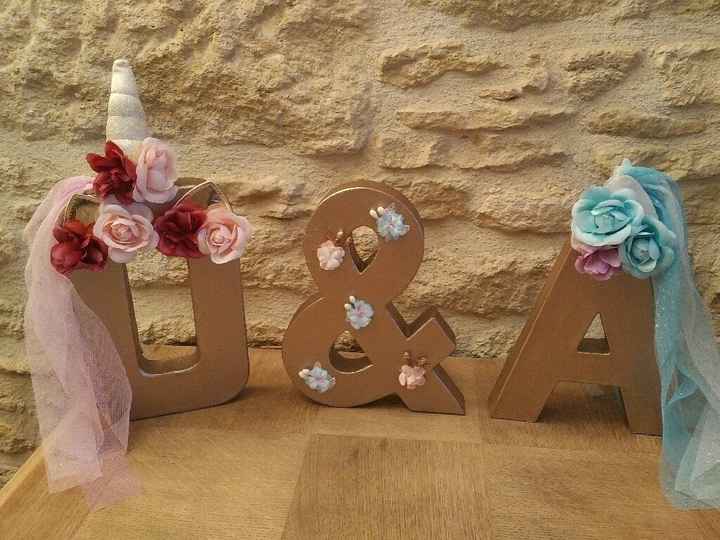 Lettres fleuries - 2