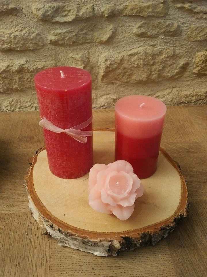 Mes rondins avec les bougies - 2