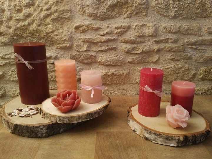 Mes rondins avec les bougies - 3