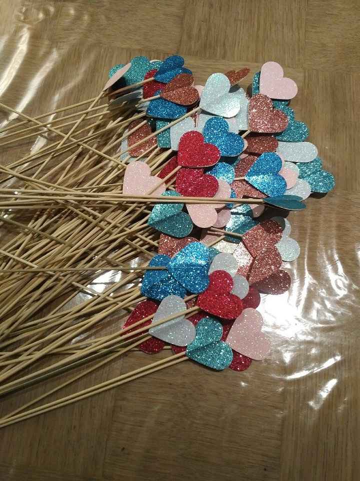 Mes cœurs 💖💙encore un diy - 4