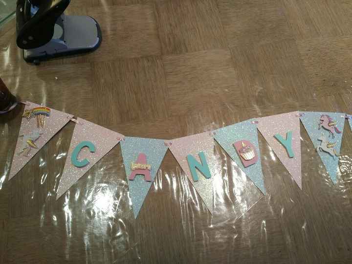 Notre guirlande de candy bar ... Encore un diy - 5