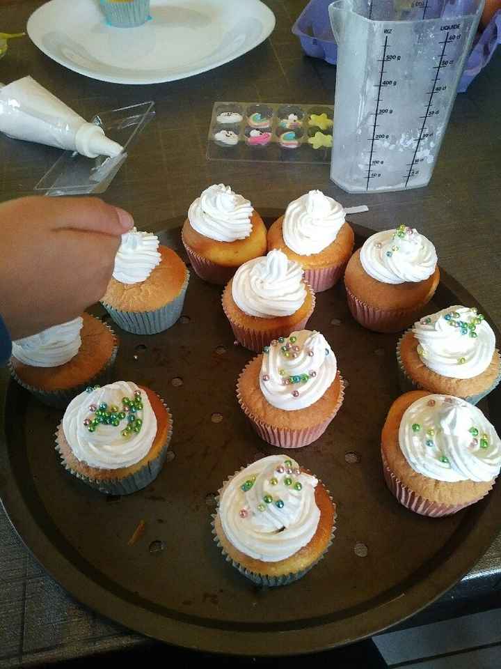 Atelier cupcakes licorne test pour le candy bar - 7