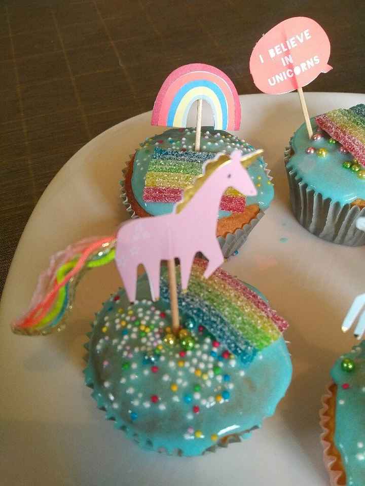 Atelier cupcakes licorne test pour le candy bar - 12