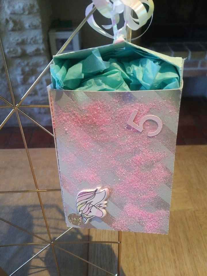 Mon calendrier avant mariage evjf a paillettes - 6