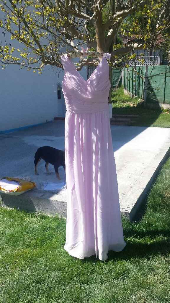 Robe demoiselle d'honneur recu!!!! - 4