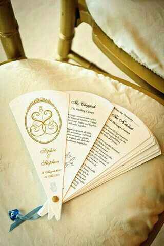 Idée Livret de messe ou menu - 1