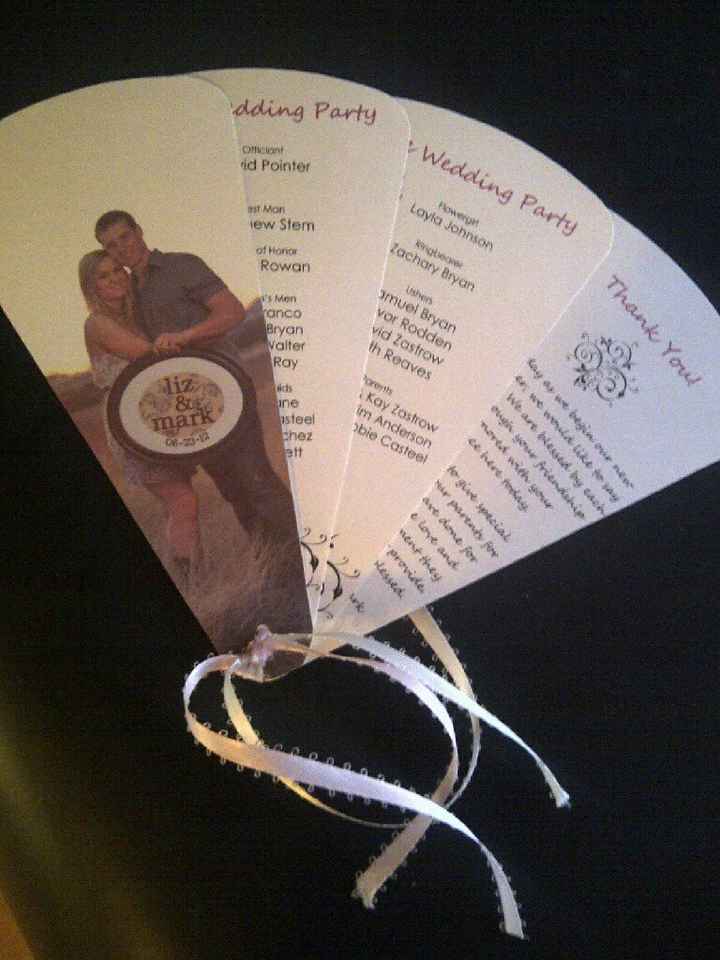 Idée Livret de messe ou menu - 2