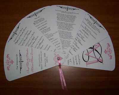 Idée Livret de messe ou menu - 3