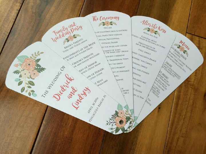 Idée Livret de messe ou menu - 4