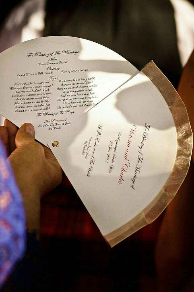 Idée Livret de messe ou menu - 5