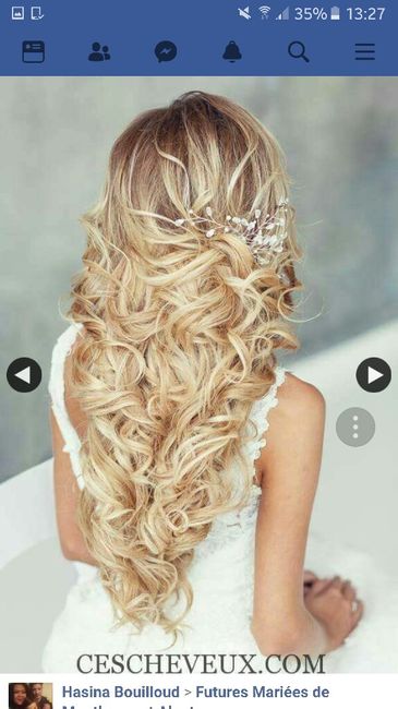  Que pensez vous des cheveux lachés pour la mariée? - 2