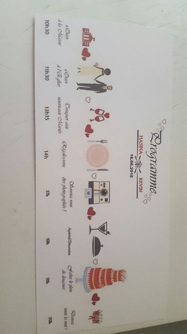 Organisation jour j - 1