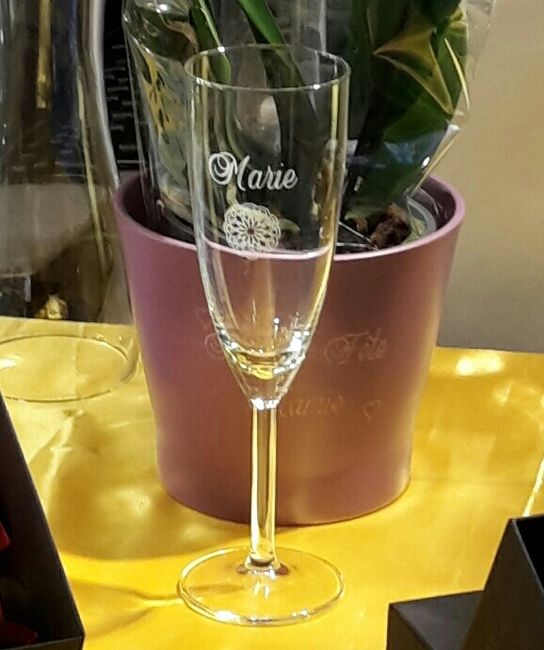 Personnalisation de flûtes à champagne fan ou pas fan? - 1