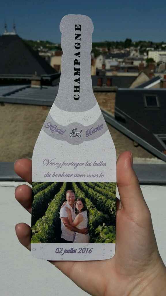 Notre save the date diy :) - 2