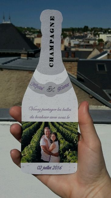 Notre save the date diy :) - 2