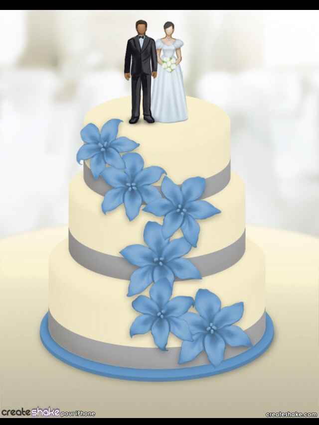 Application iPhone pour créer des wedding cakes - 1