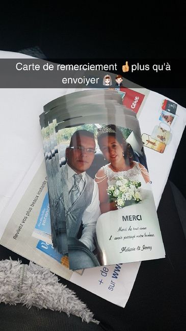 Carte de remerciement 🤵👰 - 1