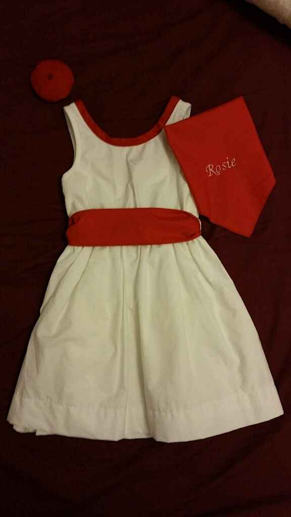 Robe de petite fille d'honneur - 1