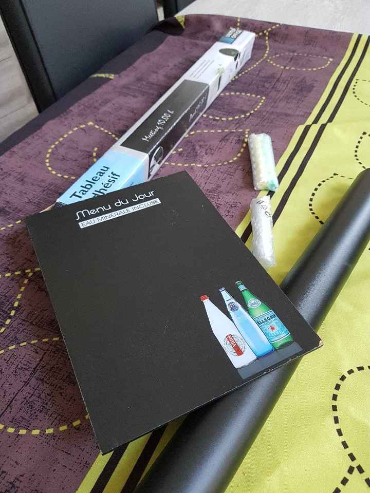 Diy du jour : ardoise menu - 1