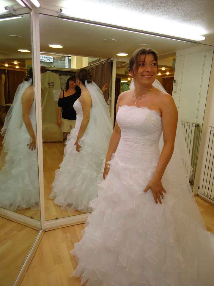 Moi...dans ma robe d'Eglantine création