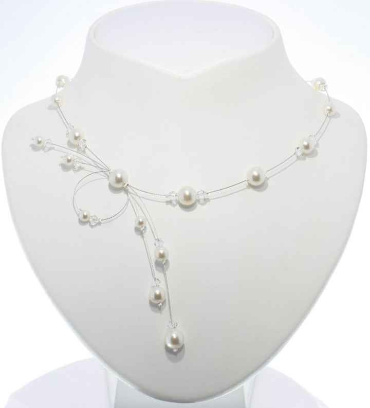Collier de mariée en perles