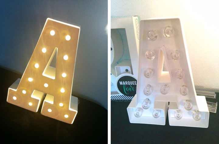 lettre lumineuse marquee